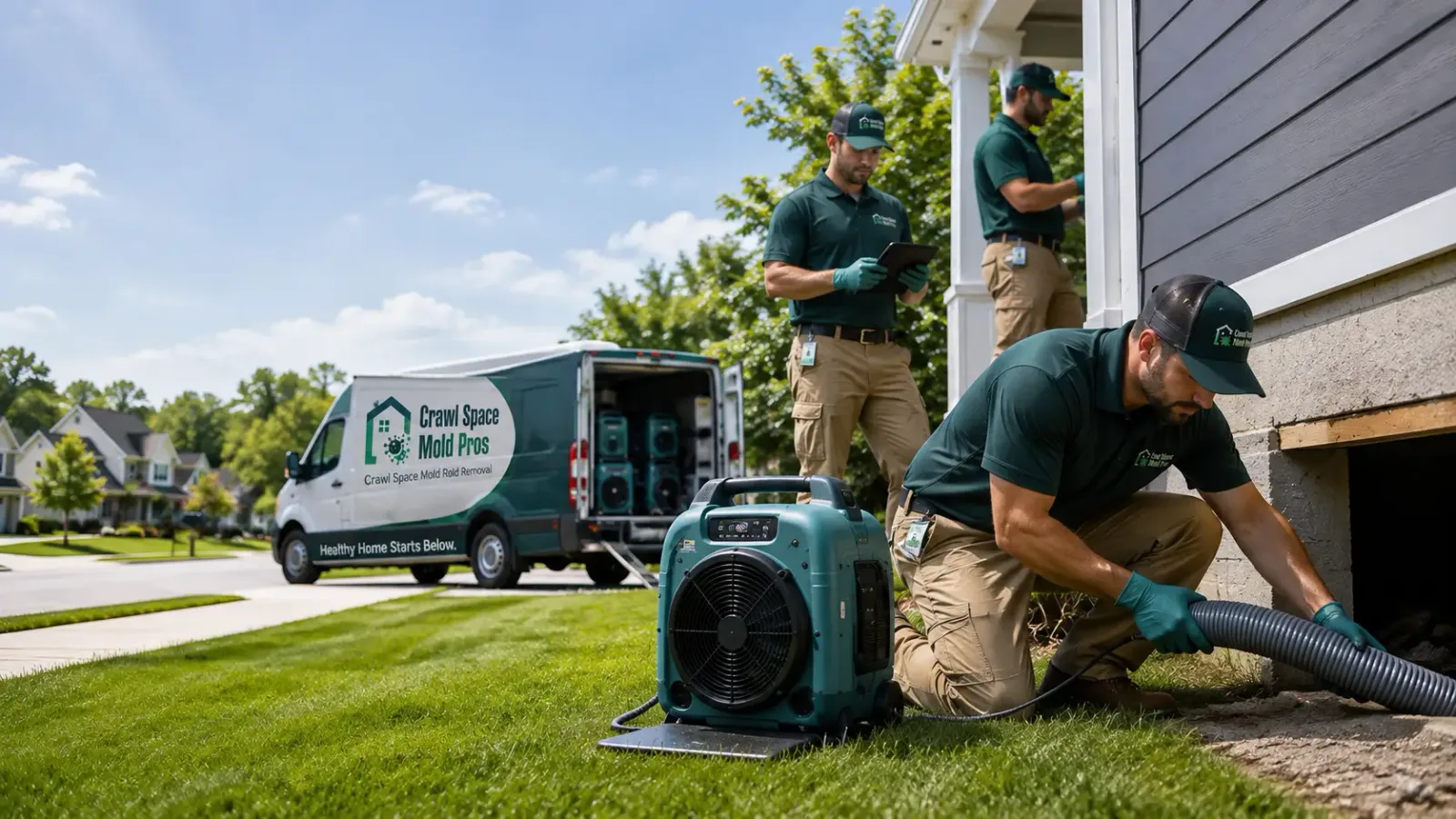 Crawl Space Mold Removal in Cambridge, KS